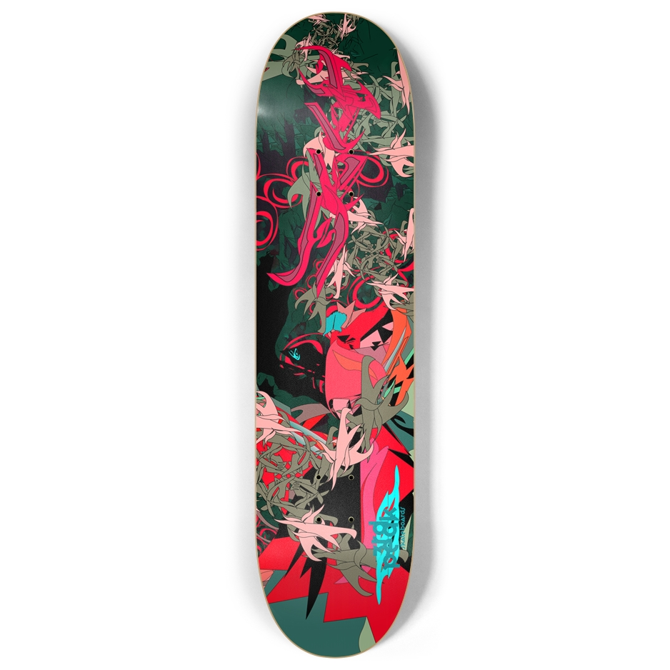 3rd Peak "Seek" Retro Speck 8.0" Skateboard