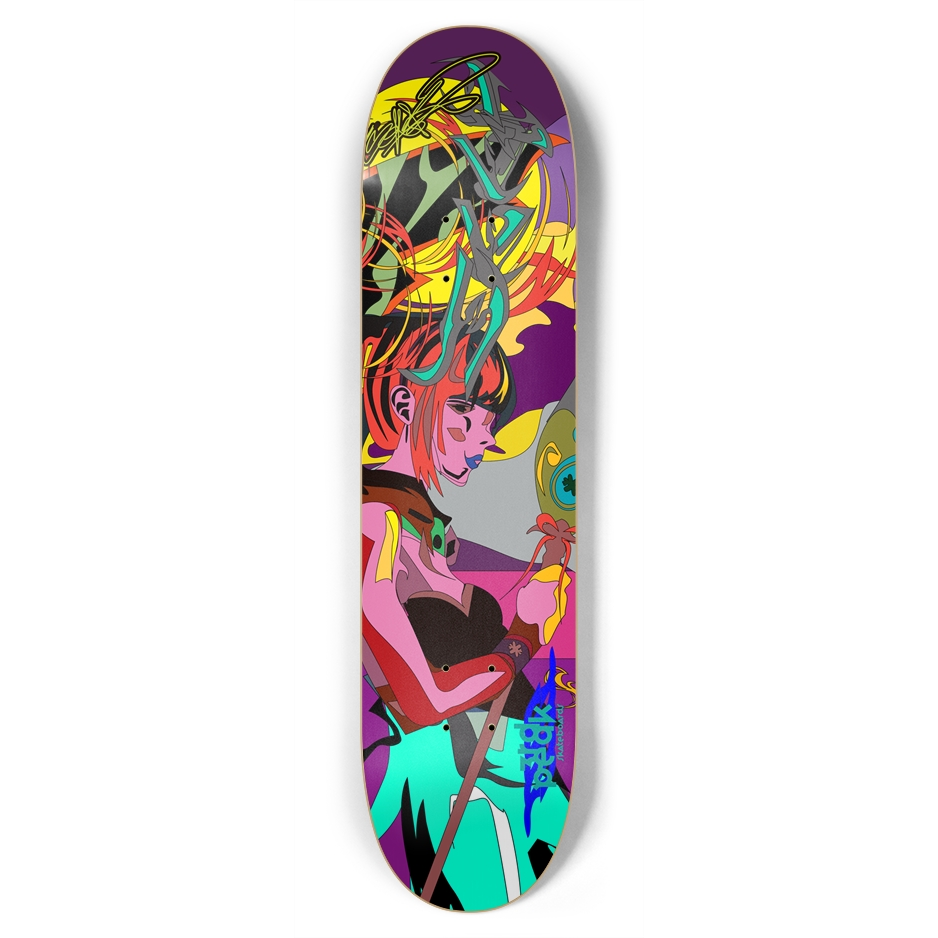 3rd Peak "Seek" Frosted Lemon Skateboard