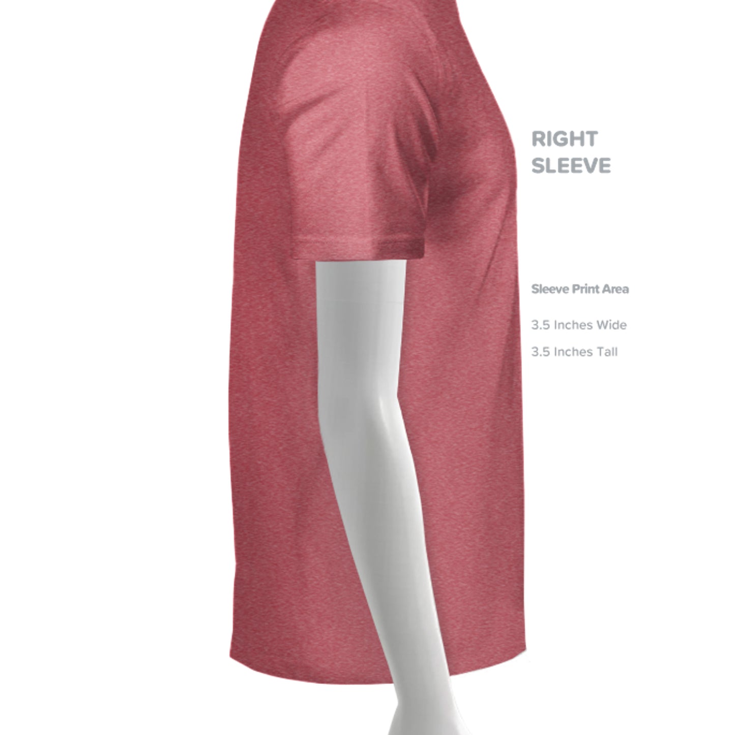 HEATHER RED - G640 - SLEEVE_RIGHT
